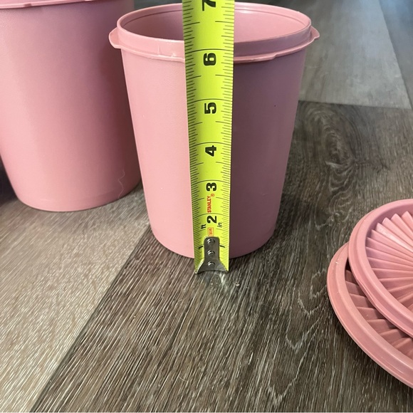 Vintage Tupperware Nesting Canister Dusty Rose - Picture 10 of 10